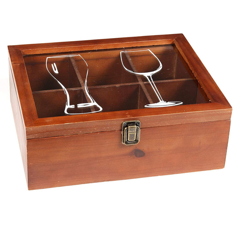 HG Global Tabletop Beer/Wine Glass Storage Box Wayfair